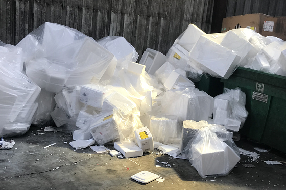 吉爾福德地區(qū)的回收項目：聚苯乙烯EPS壓實機